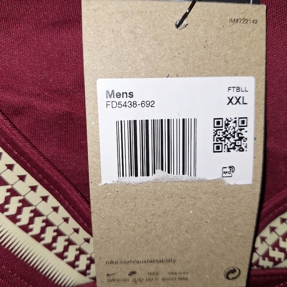 A Nike official collegiate Florida State Seminoles #5 Verse jersey in a men's 2X - Picture 4 of 7